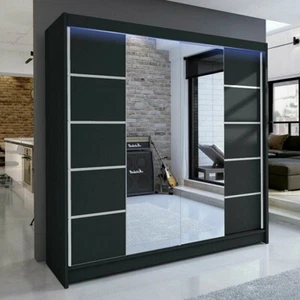 Schiebetürenschrank Talin V Garderobenschrank Kleiderschrank Schlafzimmerschrank - Bild 1 von 21