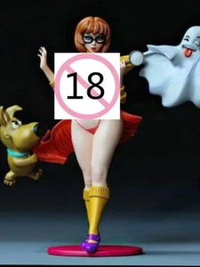 Vilma and Pets Full Resin Figure Model Kit 1/24 Scale Unassembled Unpainted Toys - Picture 1 of 7