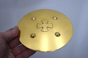 Bella Patena Vecchia per il tuo Calice, Non Marcata, 5 5/8" diam. (CU474) - Foto 1 di 11