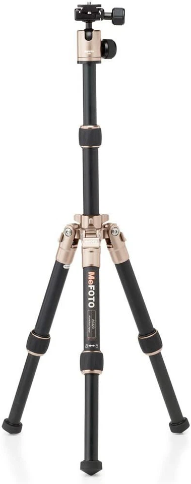 MeFOTO DayTrip Compact Tripod Kit with 2 Section Aluminium Legs - Gold A0320Q00A - Image 1 of 2