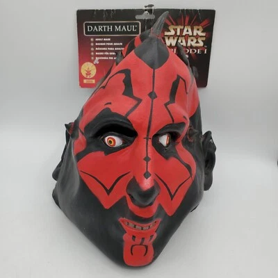 Star Wars Darth Maul Mask Rubie’s #2509 Adult Size NEW w/ Retail Packaging RARE - Image 1 of 4