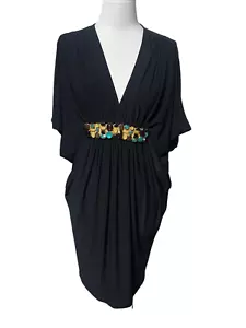 Cache Partykleid Minikleid mit Flügelärmeln verziert Cocktailkleid Medium - Bild 1 von 5