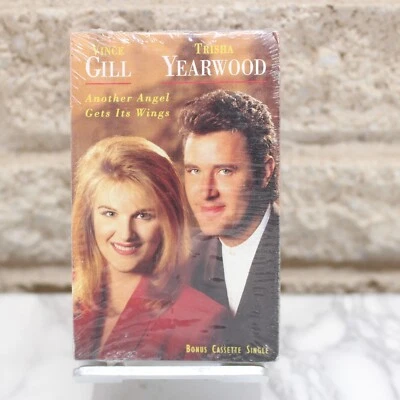 Vince Gill Trisha Yearwood Another Angel Gets Its Wings Cassette Single Tape - Image 1 of 2