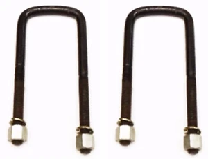 Pair Of Rear Leaf Spring U-Bolts For Nissan Navara Pickup D22 2.5TD 1998>ON - Picture 1 of 1