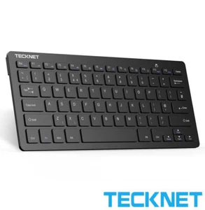 Kabellose ultraflache Multimedia-Tastatur 2,4 GHz UK für Mac PC Laptops Android Box - Bild 1 von 8