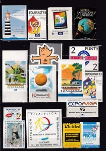 España - 1990/1995 - Exposiciones, Ferias Nacionales - Viñetas adesivas - MNH - Imagen 1 de 1