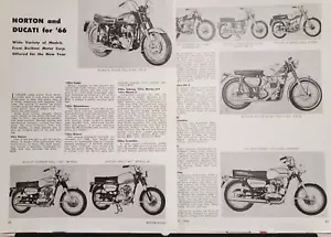 2 Stück Norton & Ducati Motorräder für 1966 Ducati Monza 160 250 Norton Atlas Diana - Bild 1 von 1