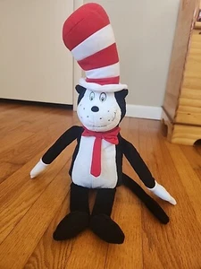 Dr. Seuss Cat In The Hat Stuffed Plush Toy 9" - Picture 1 of 3