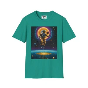 Cosmic Basketball Astronaut T Shirt – Space Sport Fantasy Galaxy Tee - Picture 1 of 61
