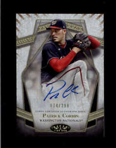 PATRICK CORBIN 2022 TOPPS TIER ONE PRIME PERFORMERS ON CARD AUTO #074/299 BD4810
