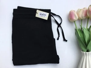 AMICALE Herren SCHWARZ LARGE 90 % Wolle 10 % Kaschmir Lounge Jogger Pyjama Hose $ 295 - Bild 1 von 24