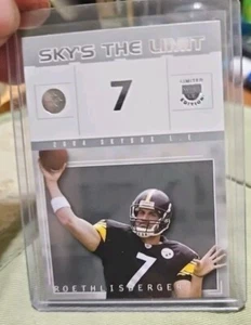 BEN ROETHLISBERGER 2004 SKYBOX LIMITED EDITION SKY'S THE LIMIT ROOKIE #7 (F) - Bild 1 von 4