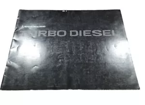 1978 Mercedes Benz Dealer Sales Brochure 300SD Turbo Diesel Model - Bild 1 von 6