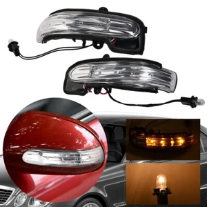 LH & RH Side Mirror Turn Signal Light For Benz CL/S/E-Class W216 W221 W211 W219 - Picture 1 of 13