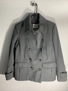 Tommy Hilfiger Wool Blend Pea Coat Blazer Jacket Mens Size Medium Gray - Picture 1 of 5