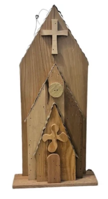 Handmade Rustic Church Chapel - Image 1 of 4