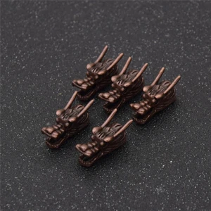 5Pcs/Lot Metal Hair Braid Dread Dreadlock Dragon Head Clips Cuff Women Men - Picture 1 of 10