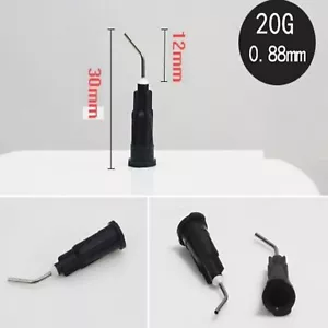 100 Stück Dental vorgebogene Nadelspitzen passend für fließfähige Komposit-Dosierspitze 20G - Bild 1 von 8