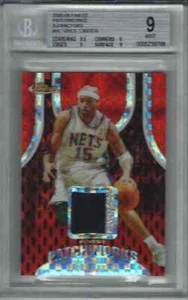 2005-06 Finest Patchworks X-FRACTORS Vince Carter #4/9 BGS 9 MINT NJ NETS SSP - Picture 1 of 2