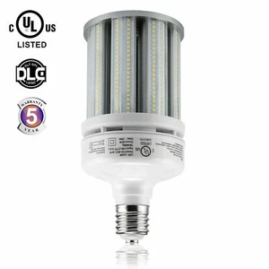 80W LED Corn Light Bulb 320W Metal Halide Equivalent Warehouse High Bay Lighting - Picture 1 of 18