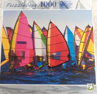 Puzzlebug Windsurf Boards NEW 1000 Piece Jigsaw Puzzle LPF - Image 1 of 4