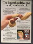 Vintage advertising print Fashion Ad Hair Rave Performance Curl Perm Wave 1986