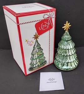 LENOX Radiant Light Lit Pine Tree Figurine Display Tested Works Original Box - Picture 1 of 12