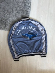 Vintage Hugo Boss Trouble Maker Reversible Bomber Jacket - Picture 1 of 12