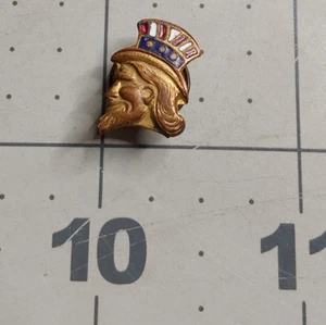 WWI US Home Front Uncle Sam Screwback War Bonds Pin - Picture 1 of 2