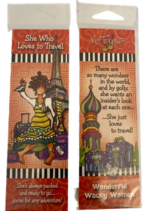 She Who Loves to Travel Bookmark Gift - Picture 1 of 1