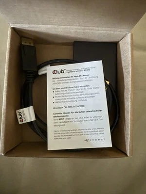Club 3D  DisplayPort 1.2 to DVI-D Adap DP DualLink - Image 1 of 2