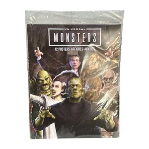 Universal Studios Monsters Trends Posters Set of 12 Booklet 11" x 8.5" - Picture 1 of 14