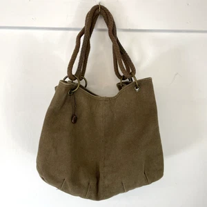 The Body Shop Brown Cotton Canvas Bucket Tote Bag with Rope Handles - Picture 1 of 10