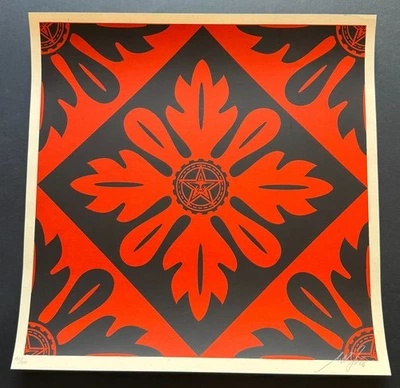 Shepard Fairey Floral Pattern 2006 RARE Obey Giant Print L/E /100 S/N - Image 1 of 4