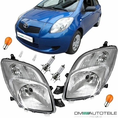 Toyota Yaris P9 XP9 Scheinwerfer SET + Leuchtmittel Paket 2005-2009 für ICHIKOH - Bild 1 von 4