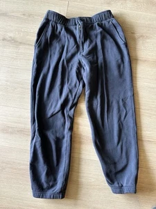 LL Bean Sweatpants Mens Small Dark Gray Zipper Pocket Leg Lounge Outdoor - Picture 1 of 6