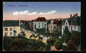 AK Saarburg, Ansicht von der Hesserstraße - Bild 1 von 2
