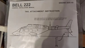 RC Heli Rumpf Bell 222 Sitze 60 Neu! - Bild 1 von 10