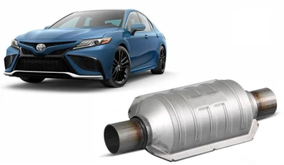 For All Toyota Vehicles Catalytic Converter 2.25'' Universal High Flow - Image 1 of 4