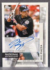 2024 Mike Piazza 2024 National Sports Collectors Convention AUTO AEA-MP AUTO - Picture 1 of 2