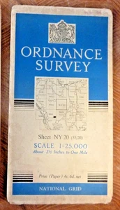 OS Papierkarte 1: 25000 Blatt NY20 Langdales Birker Fell Tilberthwaite Scafell Pik - Bild 1 von 1