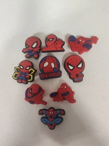 Menge 9 Spiderman Thema Jibbitz Schuh Charms für Crocs - Bild 1 von 4