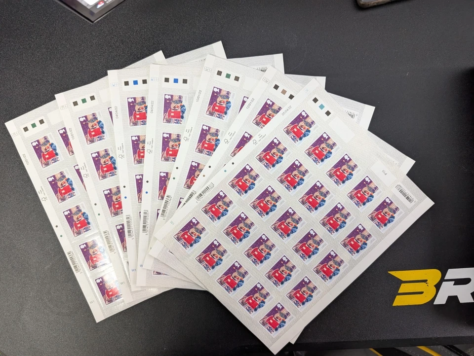 5x Hojas de letras grandes de 1ª clase de 25 Foto 1 de 1