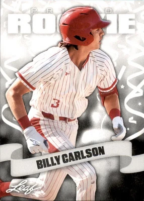 BILLY CARLSON 2025 Leaf PRIZED ROOKIE #04 CHICAGO WHITE SOX Mint RC - Image 1 of 2