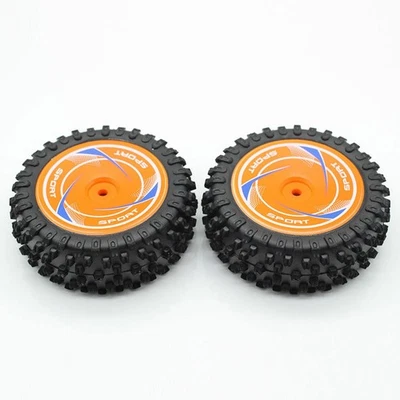2 Stück 1/12 Vorderradreifen für Wltoys 124010 Fahrzeuge RC Car - Bild 1 von 4
