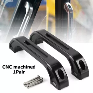 CNC INTERIOR FRONT PILLAR DOOR GRAB HANDLES For LAND ROVER DEFENDER 90 110 130 - Picture 1 of 9