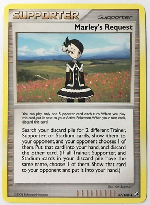 POKEMON MARLEY'S REQUEST 87/100 D&P STORMFRONT UNCOMMON NEAR MINT - Image 1 of 2