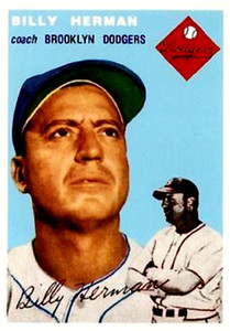 1994 Topps Archives '54 #86 Billy Herman Brooklyn Dodgers HOF