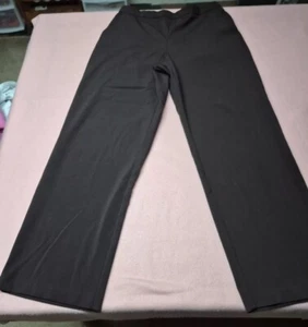 Briggs New York Women's Pull On Pants Sz 14~Brown~straight leg - Picture 1 of 13