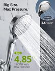 12 Settings Shower Head High Pressure w/Handheld Water Saving w/5FT Hose Spray